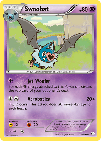 Swoobat (71/149) [Black & White: Boundaries Crossed] - Destination Retro