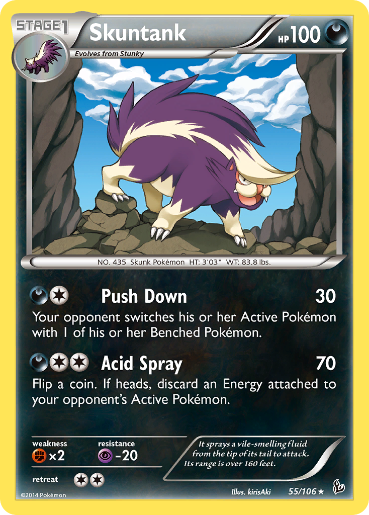 Skuntank (55/106) [XY: Flashfire] - Destination Retro