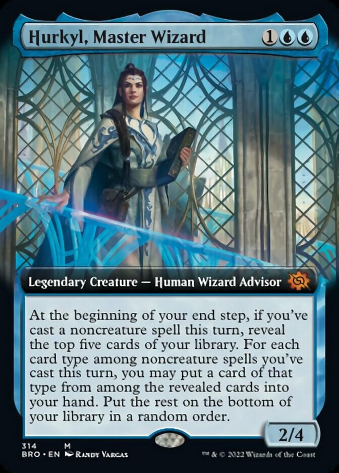 Hurkyl, Master Wizard (Extended Art) [The Brothers' War] - Destination Retro
