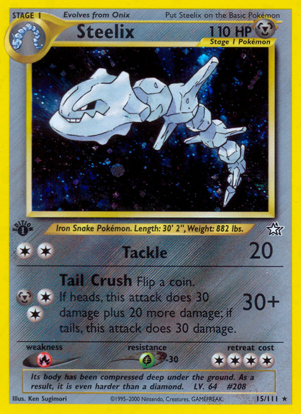 Steelix (15/111) [Neo Genesis 1st Edition] - Destination Retro
