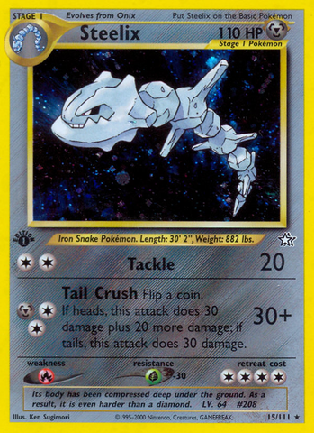 Steelix (15/111) [Neo Genesis 1st Edition] - Destination Retro
