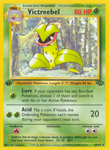 Victreebel (30/64) [Jungle 1st Edition] - Destination Retro