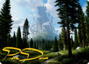 Forest (278) Art Card (Gold-Stamped Signature) [Dungeons & Dragons: Adventures in the Forgotten Realms Art Series] - Destination Retro