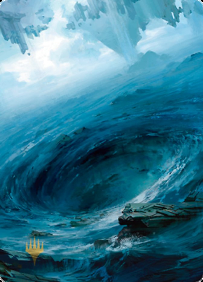 Island 3 Art Card (Gold-Stamped Signature) [Zendikar Rising Art Series] - Destination Retro