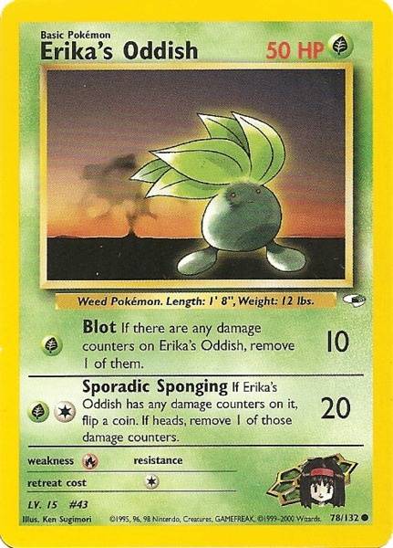 Erika's Oddish (78/132) [Gym Heroes Unlimited] - Destination Retro