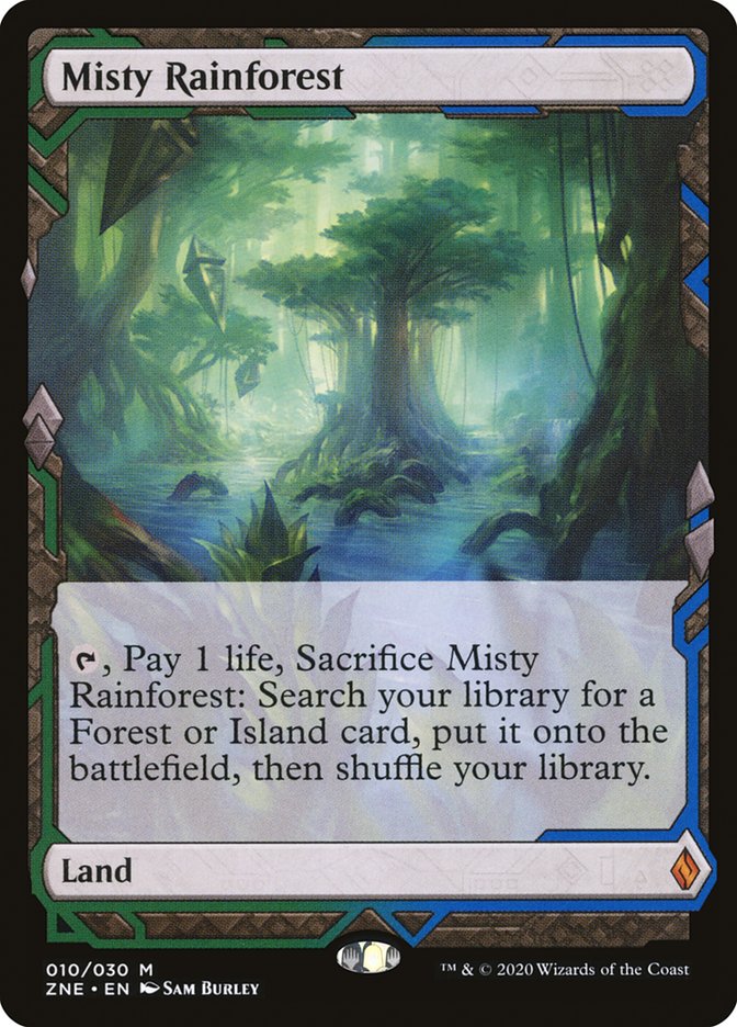 Misty Rainforest [Zendikar Rising Expeditions] - Destination Retro