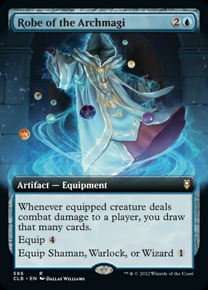 Robe of the Archmagi (Extended Art) [Commander Legends: Battle for Baldur's Gate] - Destination Retro