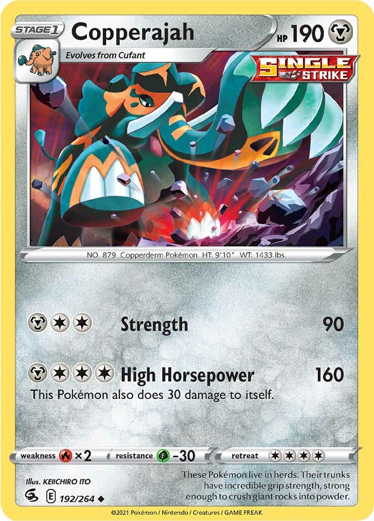Copperajah (192/264) [Sword & Shield: Fusion Strike] - Destination Retro
