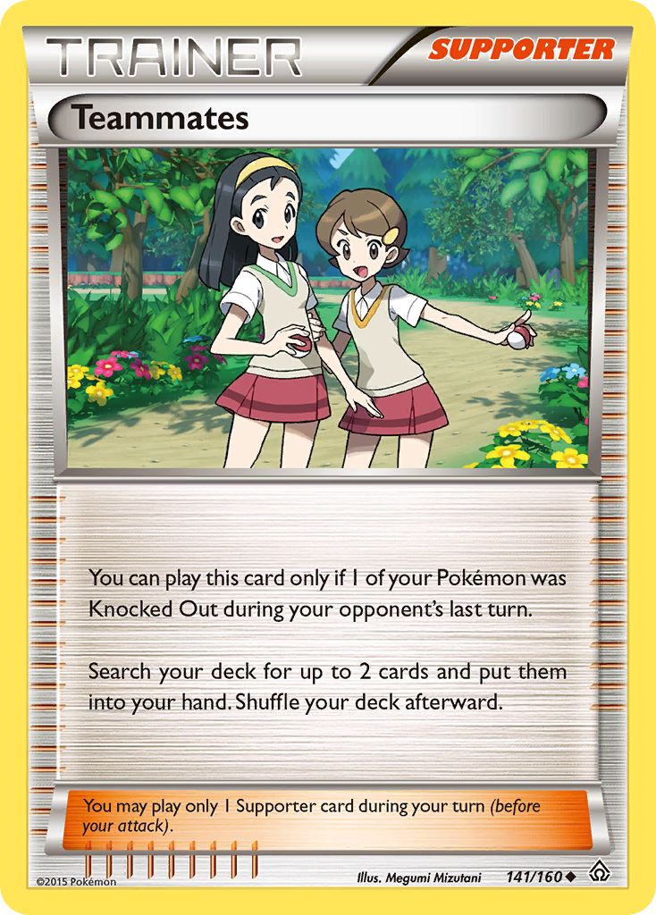 Teammates (141/160) [XY: Primal Clash] - Destination Retro