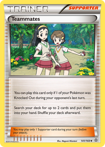 Teammates (141/160) [XY: Primal Clash] - Destination Retro