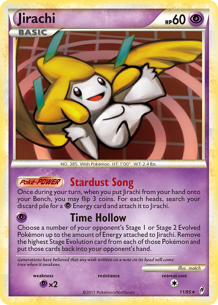 Jirachi (11/95) [Call of Legends] - Destination Retro