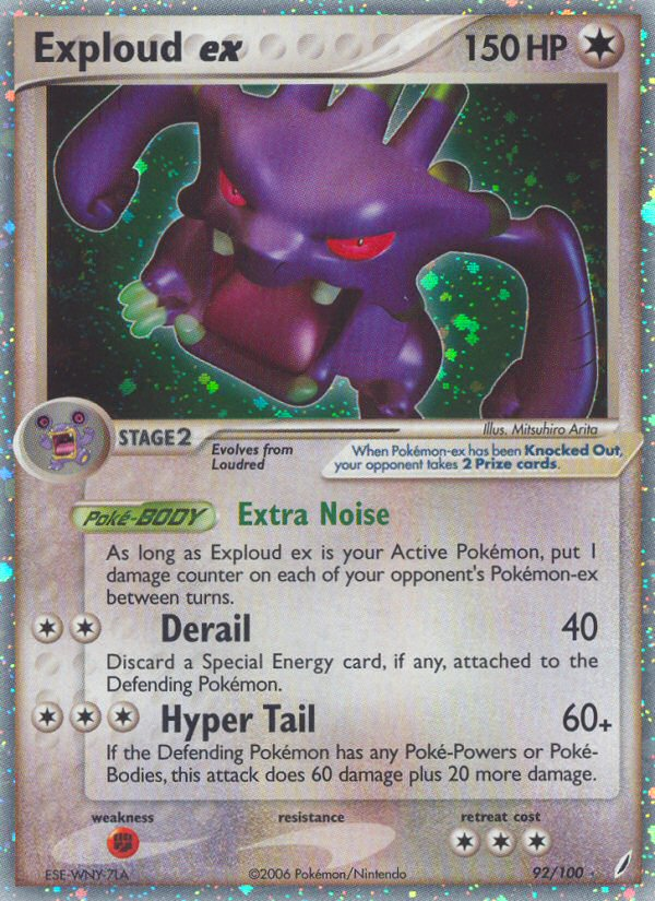 Exploud ex (92/100) [EX: Crystal Guardians] - Destination Retro