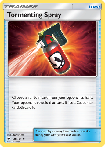 Tormenting Spray (125/147) [Sun & Moon: Burning Shadows] - Destination Retro