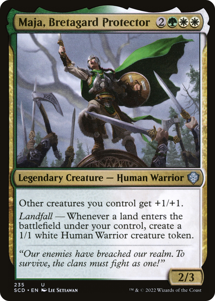 Maja, Bretagard Protector [Starter Commander Decks] - Destination Retro
