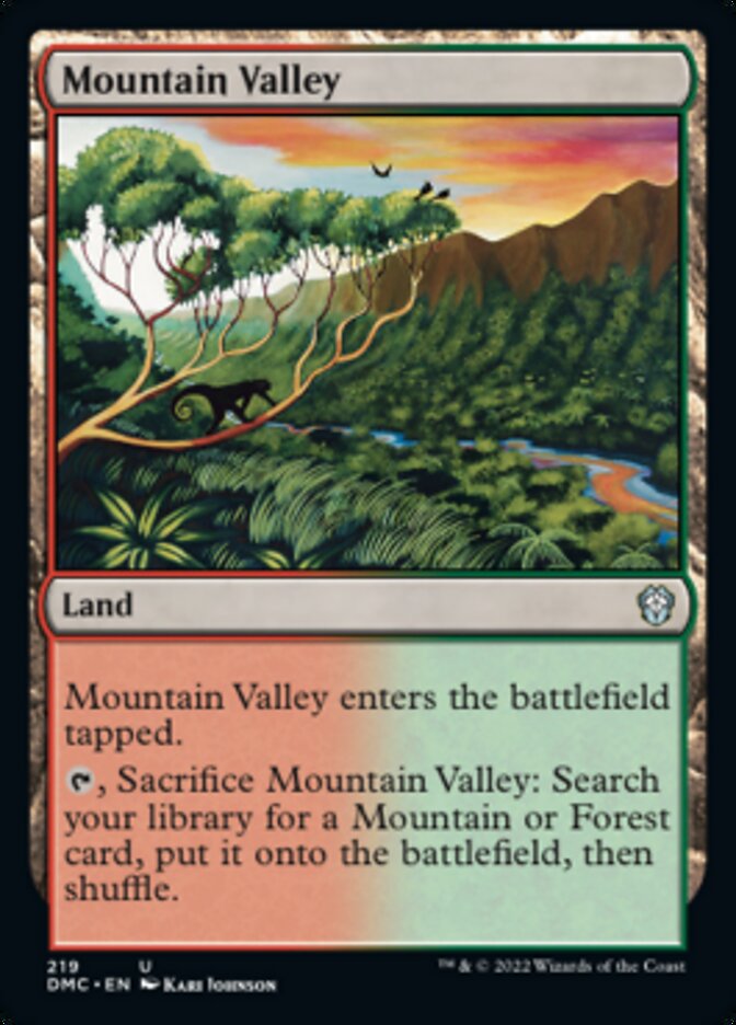 Mountain Valley [Dominaria United Commander] - Destination Retro