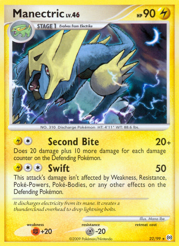 Manectric (22/99) [Arceus] - Destination Retro