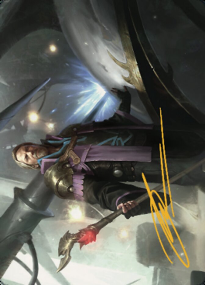 Urza, Prince of Kroog Art Card (Gold-Stamped Signature) [The Brothers' War Art Series] - Destination Retro