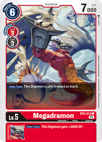 Megadramon [BT6-013] [Double Diamond] - Destination Retro