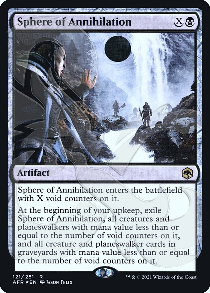 Sphere of Annihilation (Ampersand Promo) [Dungeons & Dragons: Adventures in the Forgotten Realms Promos] - Destination Retro