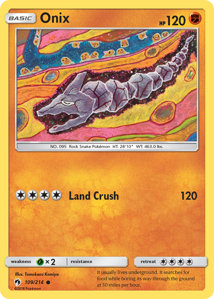 Onix (109/214) [Sun & Moon: Lost Thunder] - Destination Retro