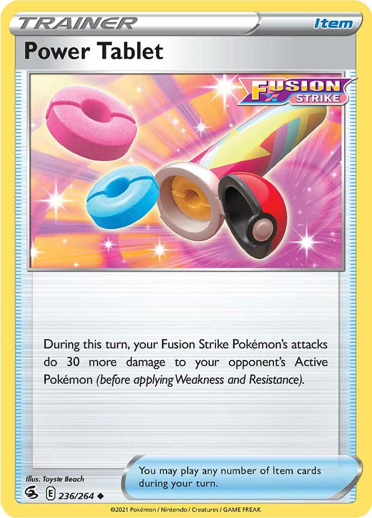 Power Tablet (236/264) [Sword & Shield: Fusion Strike] - Destination Retro