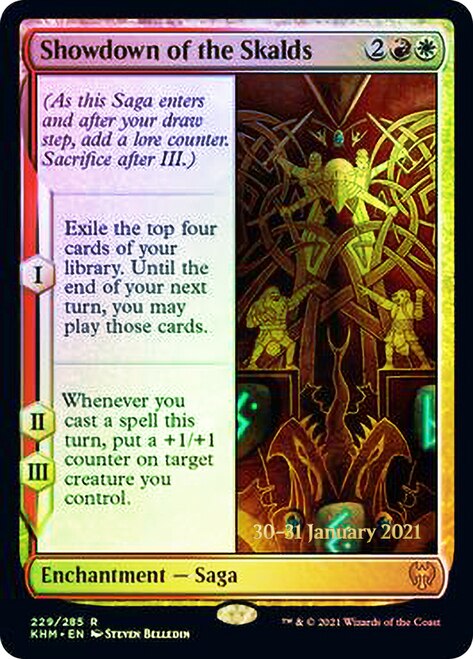 Showdown of the Skalds [Kaldheim Prerelease Promos] - Destination Retro