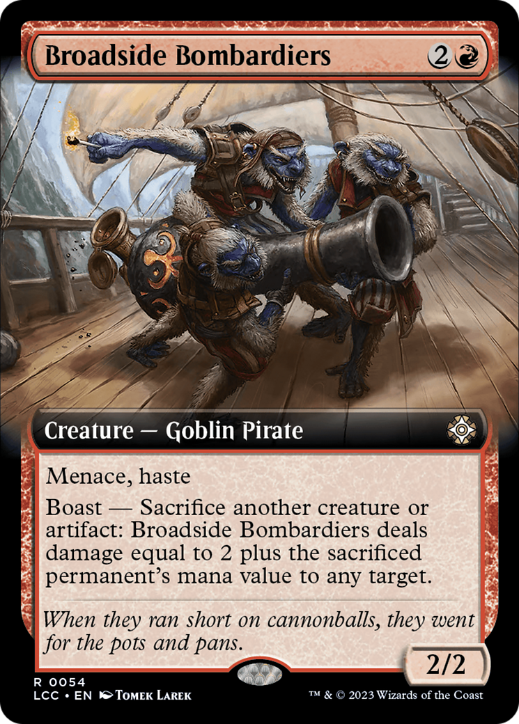 Broadside Bombardiers (Extended Art) [The Lost Caverns of Ixalan Commander] - Destination Retro