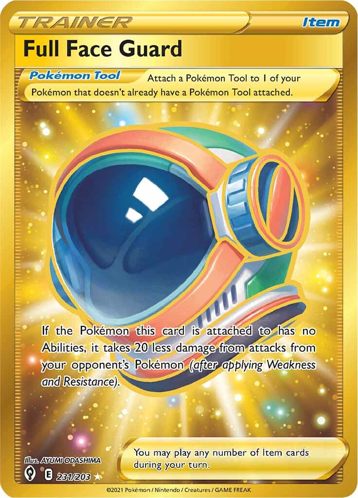 Full Face Guard (231/203) [Sword & Shield: Evolving Skies] - Destination Retro