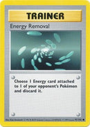 Energy Removal (92/102) [Base Set Shadowless Unlimited] - Destination Retro