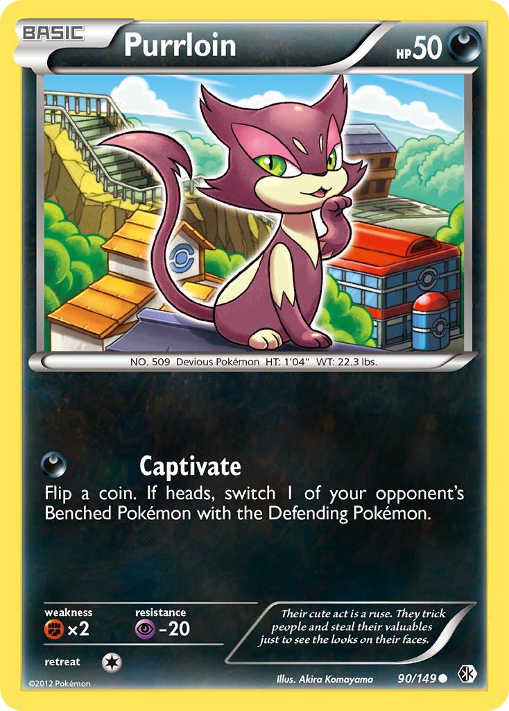 Purrloin (90/149) [Black & White: Boundaries Crossed] - Destination Retro