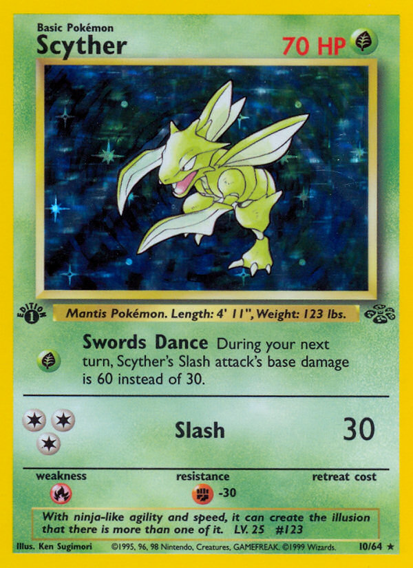 Scyther (10/64) [Jungle 1st Edition] - Destination Retro