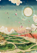 Plains 1 Art Card [Kamigawa: Neon Dynasty Art Series] - Destination Retro