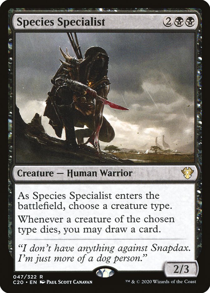 Species Specialist [Commander 2020] - Destination Retro