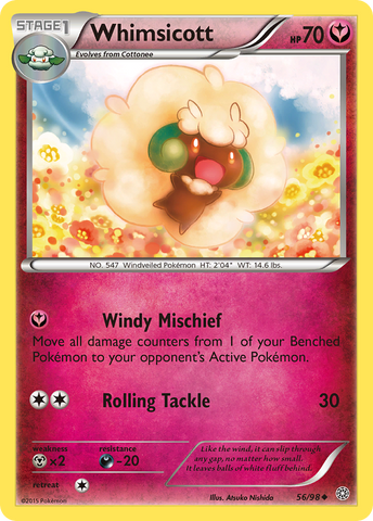 Whimsicott (56/98) [XY: Ancient Origins] - Destination Retro