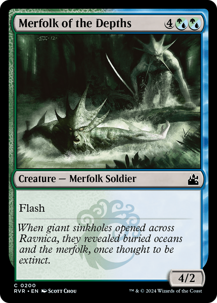 Merfolk of the Depths [Ravnica Remastered] - Destination Retro