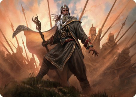 Hazezon, Shaper of Sand Art Card [Dominaria United Art Series] - Destination Retro
