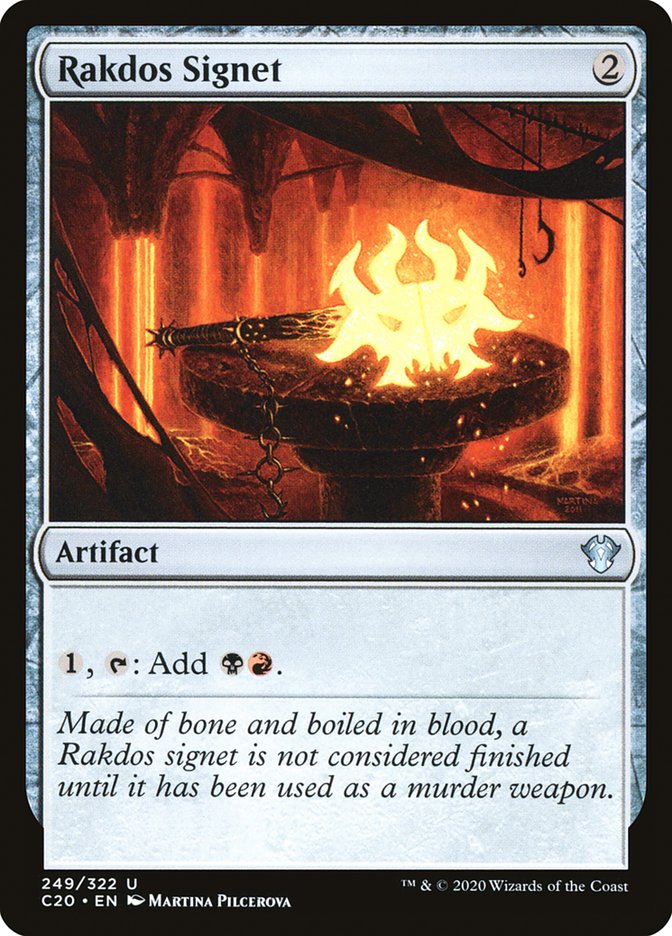 Rakdos Signet [Commander 2020] - Destination Retro