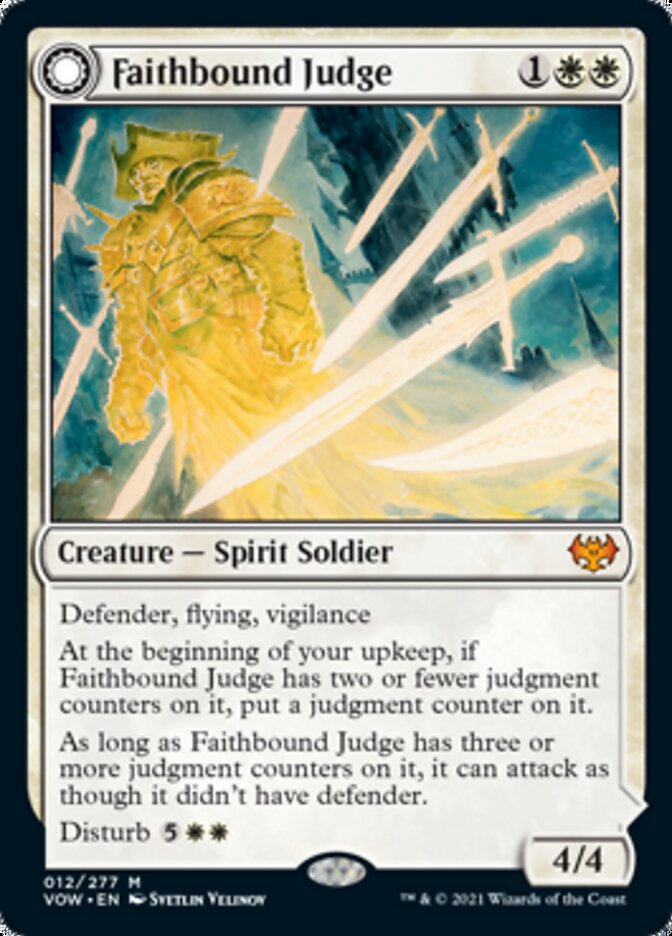 Faithbound Judge // Sinner's Judgment [Innistrad: Crimson Vow] - Destination Retro