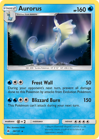 Aurorus (28/131) [Sun & Moon: Forbidden Light] - Destination Retro