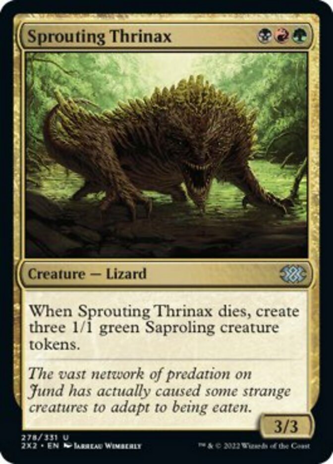 Sprouting Thrinax [Double Masters 2022] - Destination Retro