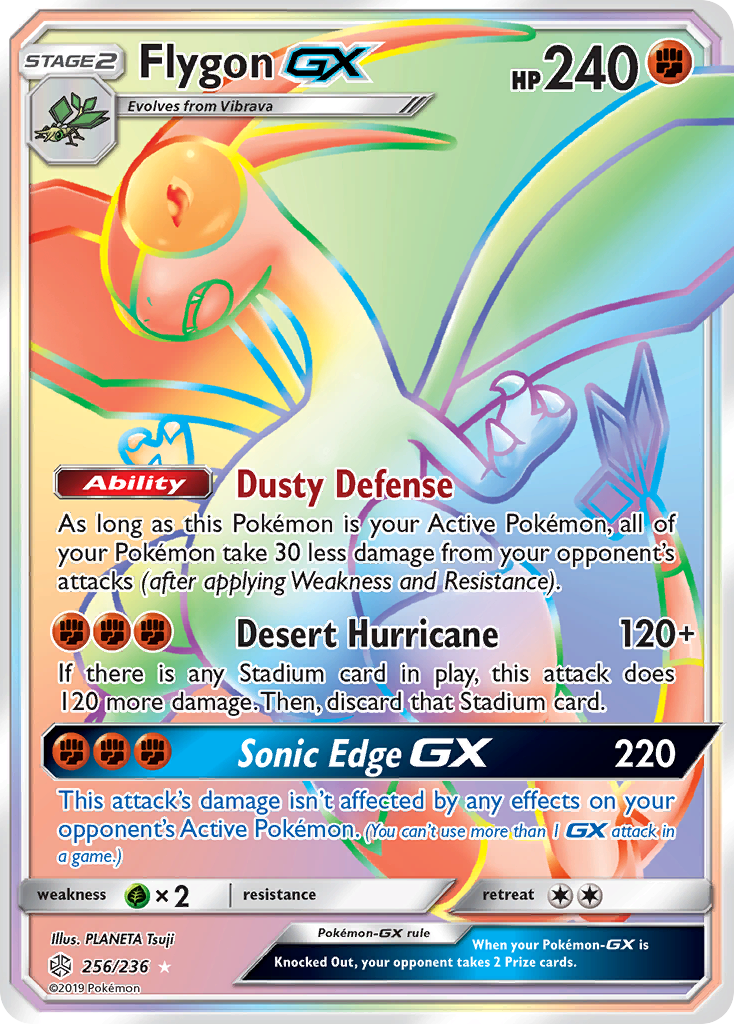 Flygon GX (256/236) [Sun & Moon: Cosmic Eclipse] - Destination Retro