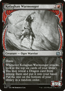 Kolaghan Warmonger (Showcase) [March of the Machine: The Aftermath] - Destination Retro