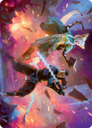 Explosive Entry Art Card [Kamigawa: Neon Dynasty Art Series] - Destination Retro