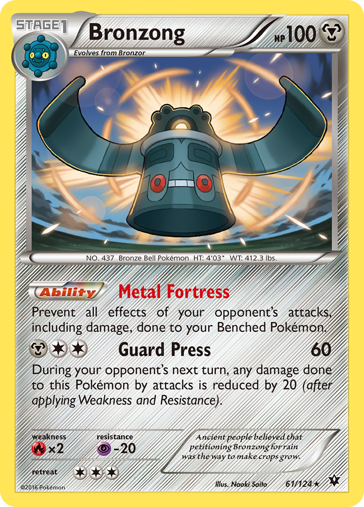 Bronzong (61/124) [XY: Fates Collide] - Destination Retro