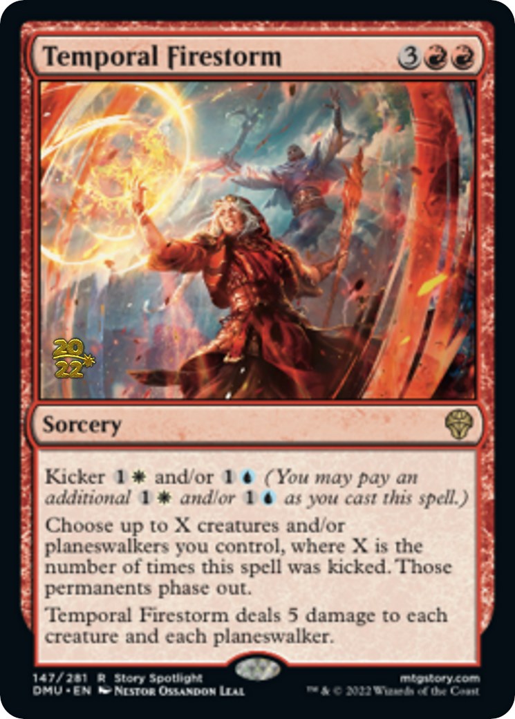 Temporal Firestorm [Dominaria United Prerelease Promos] - Destination Retro