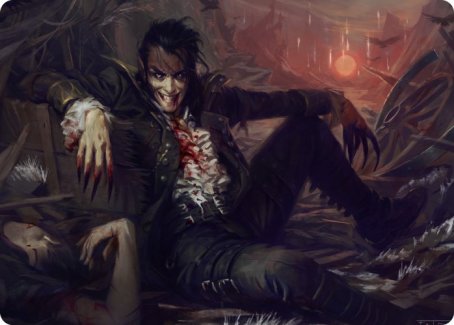 Arrogant Outlaw Art Card [Innistrad: Midnight Hunt Art Series] - Destination Retro