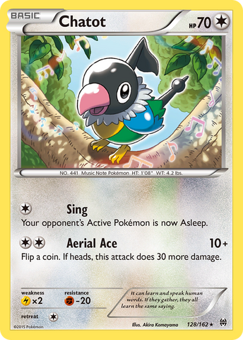 Chatot (128/162) [XY: BREAKthrough] - Destination Retro