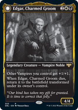 Edgar, Charmed Groom // Edgar Markov's Coffin [Innistrad: Double Feature] - Destination Retro