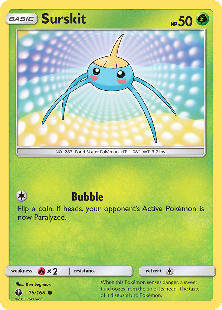 Surskit (15/168) [Sun & Moon: Celestial Storm] - Destination Retro