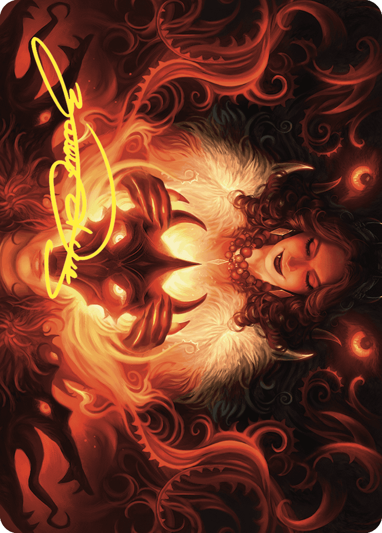 Witch's Mark Art Card (Gold-Stamped Signature) [Wilds of Eldraine Art Series] - Destination Retro